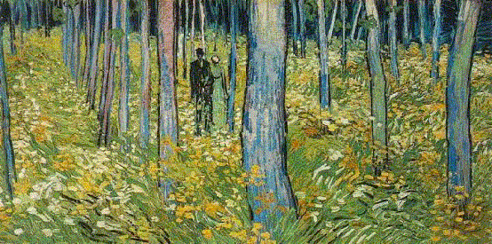 The Undergrowth with Two Figures - 1890